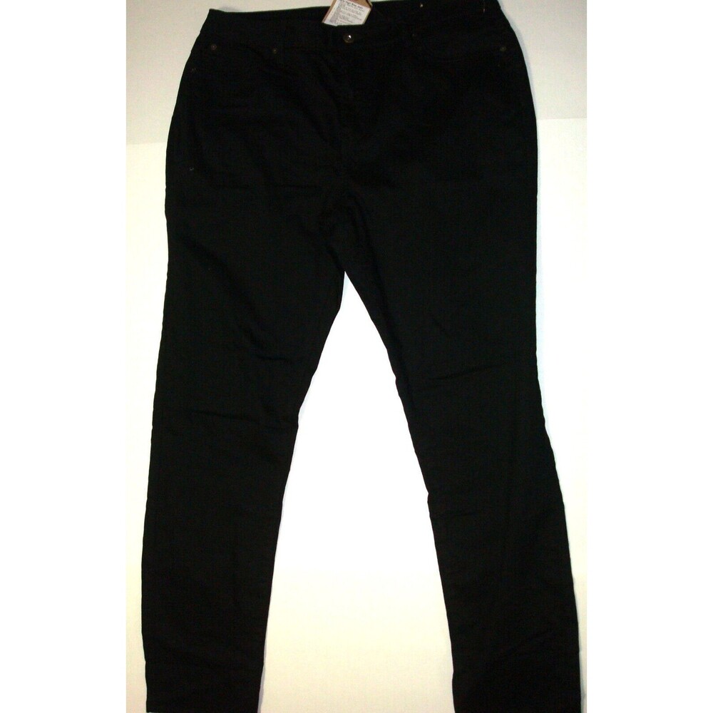 New NWT Womens 14 Prana Kayla High Rise Jeans Pants Black Organic Stretch Waist